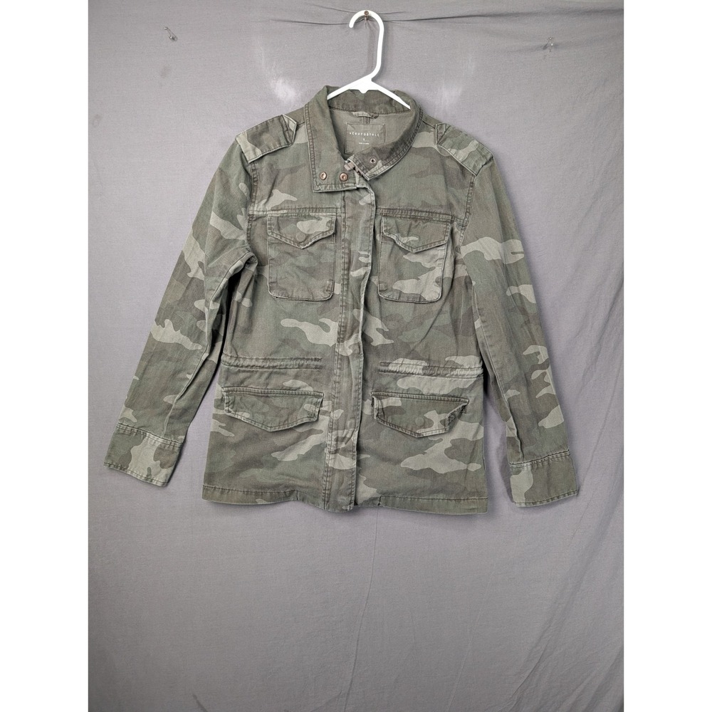 Aeropostale Womens Camo Military Field Utility Jacket Green Small LXGYCH5